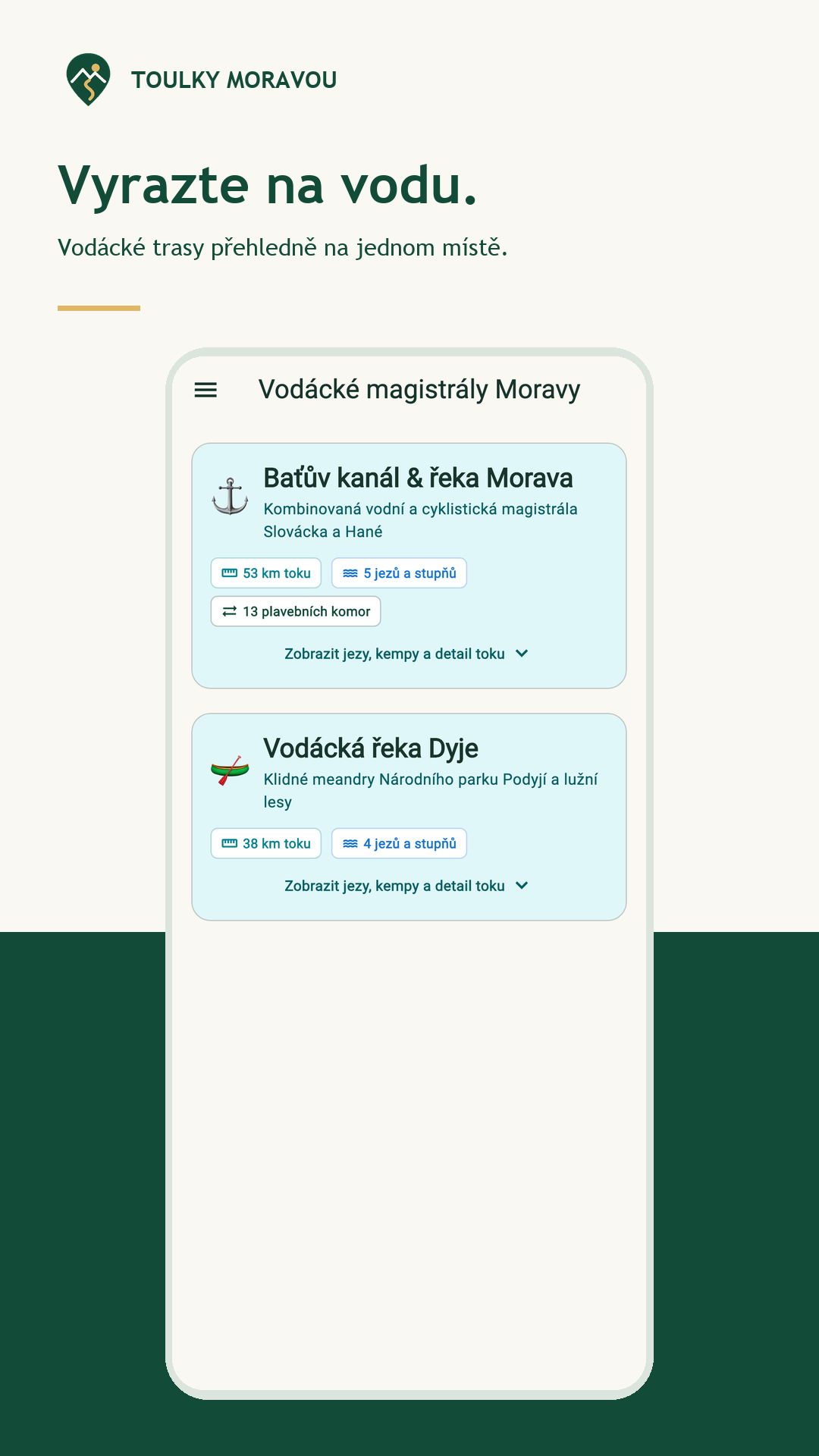 Vodácké trasy