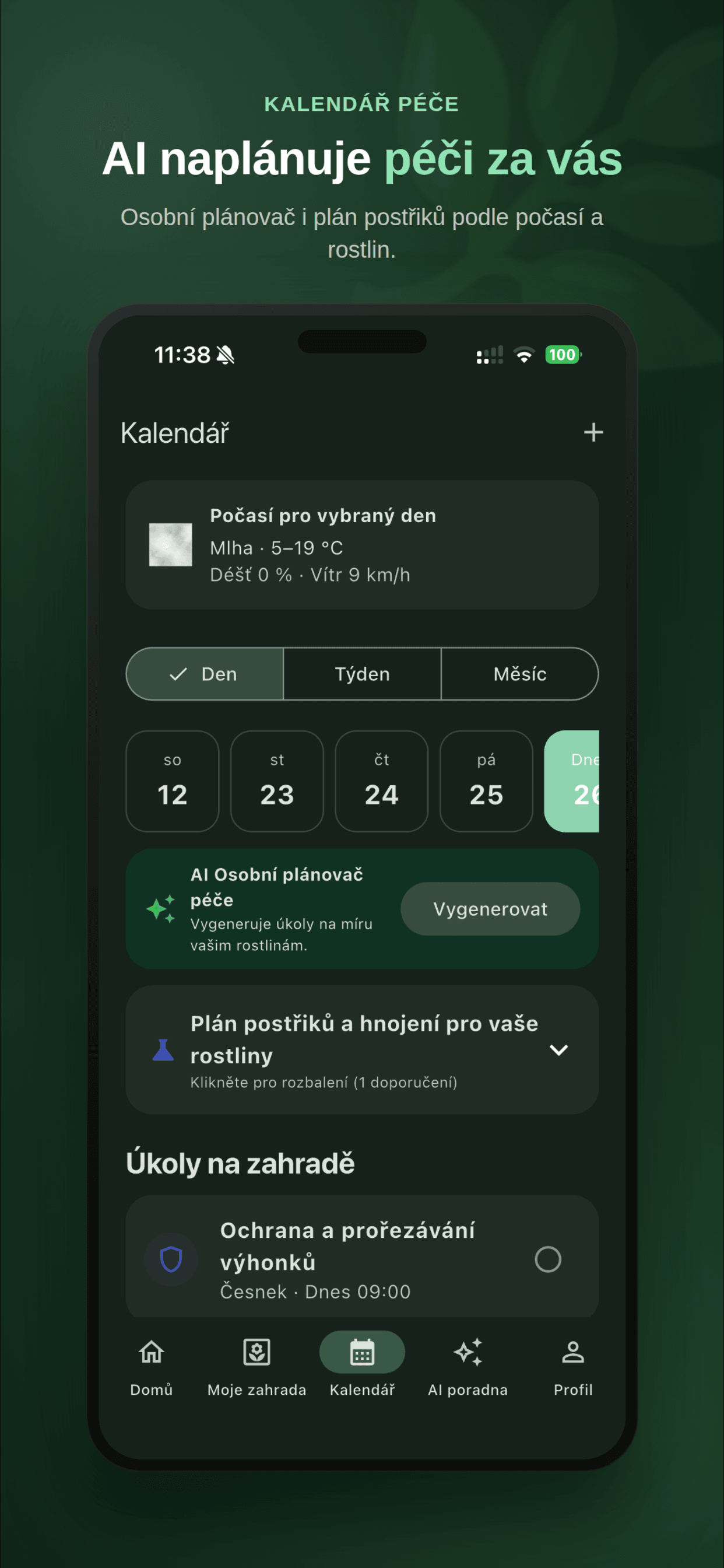 Kalendář Péče